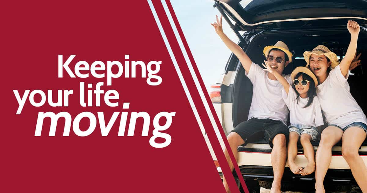 Keeping Your Life Moving - Happy family enjoying summer trip at the back of their car